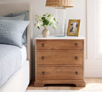 Scarlett Marble Nightstand additional view 2