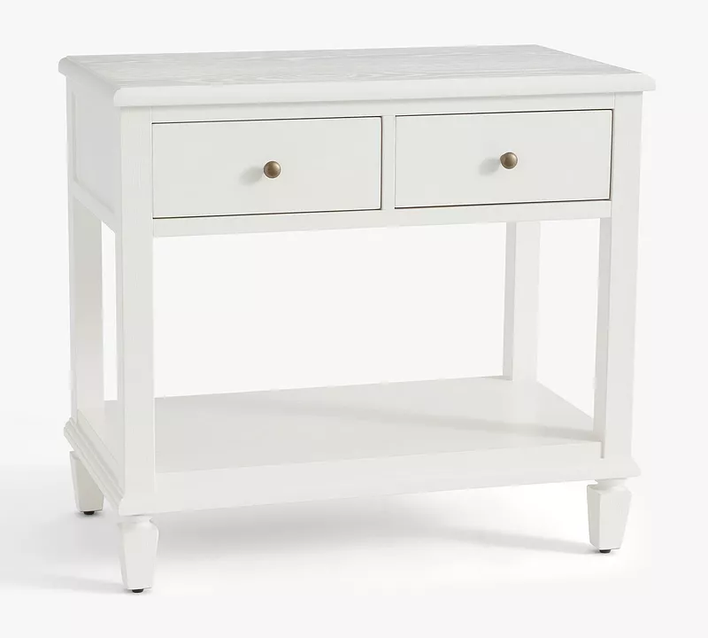 Pottery Barn White Nightstand