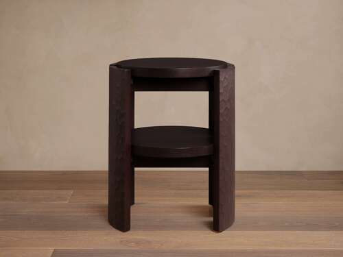 Chiseled End Table