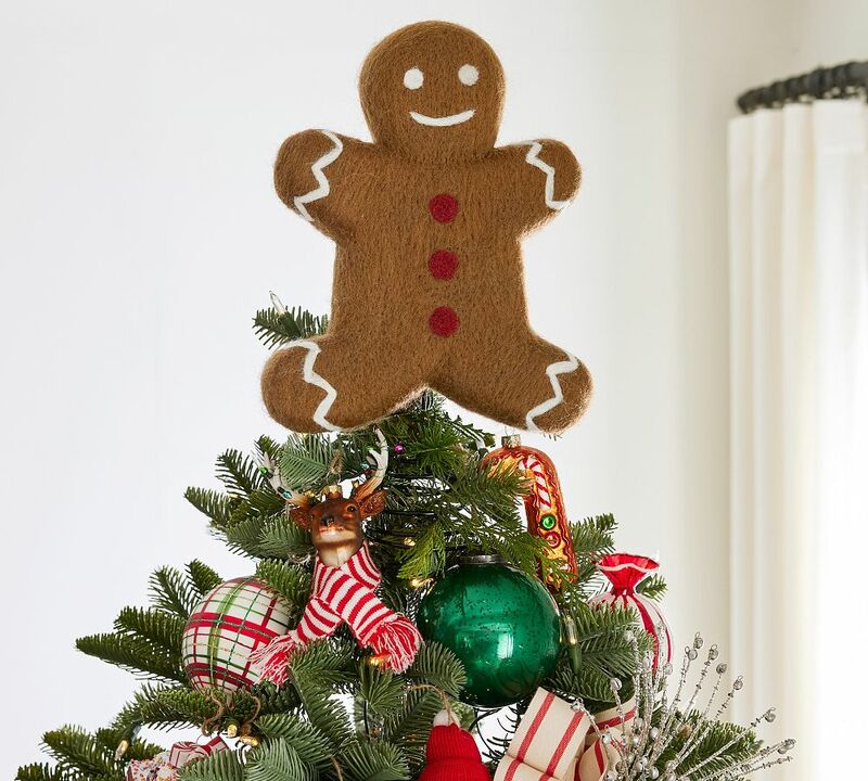 Gingerbread Tree Topper, Brown