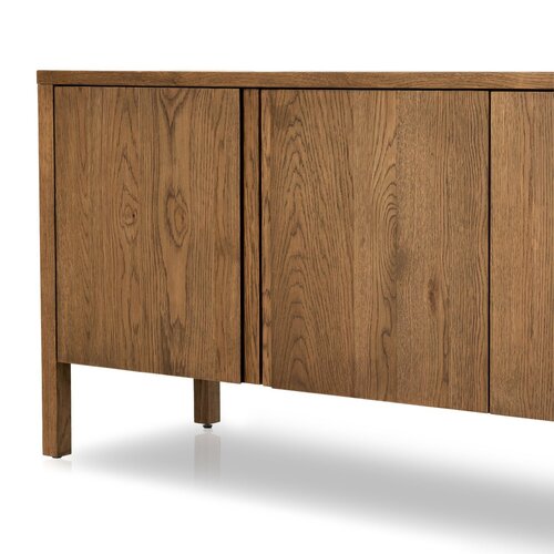 Riggs Media Console Amber Oak