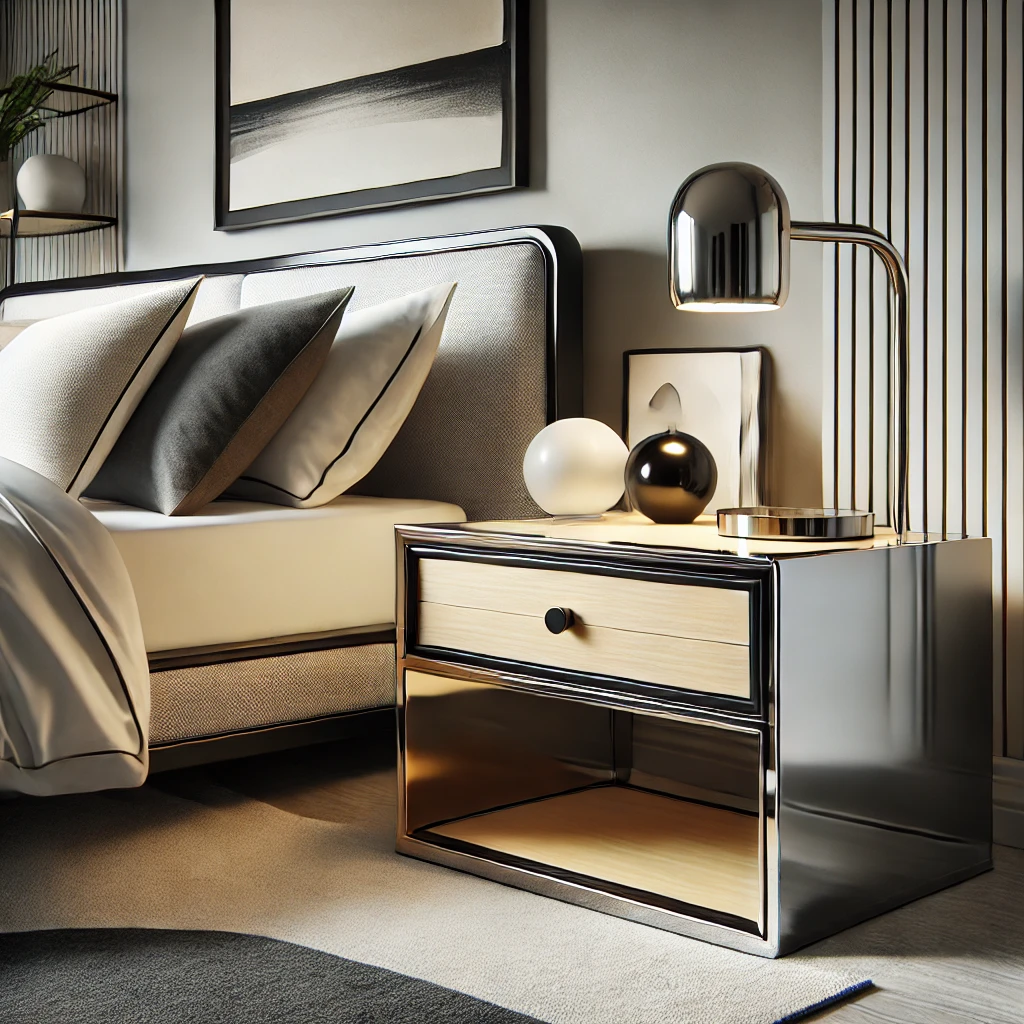 Nightstand in contemporary interior design style