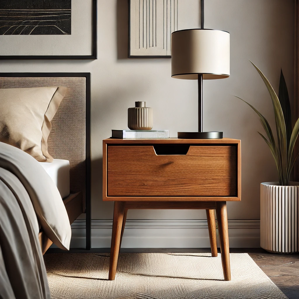 Nightstand in Mid-century modern style